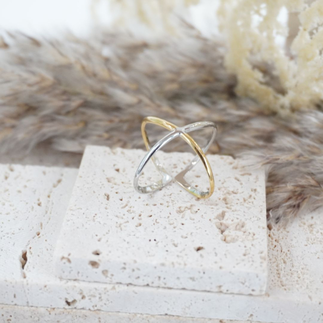 ANILLO ZO11126R150 BICOLOR Acero Inoxidable