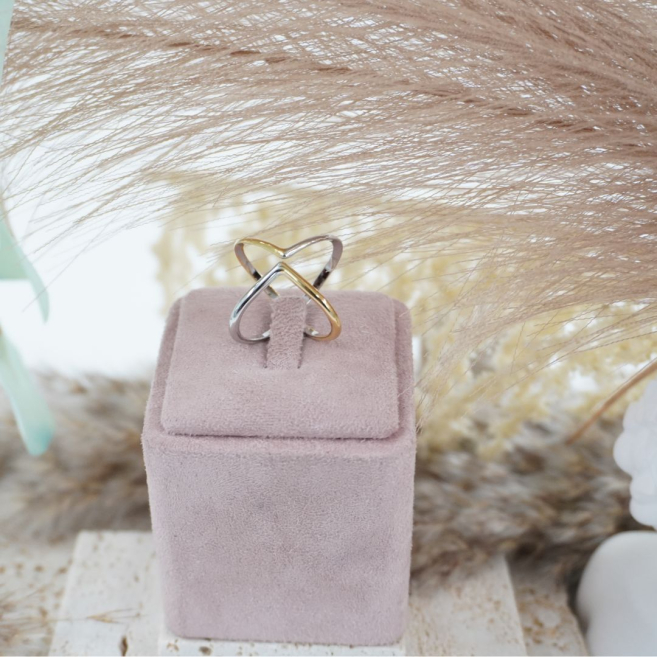 ANILLO ZO11126R150 BICOLOR Acero Inoxidable