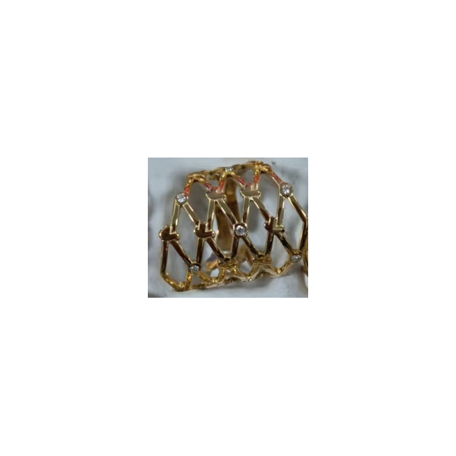 ANILLO ZO15814R DORADO Acero Inoxidable