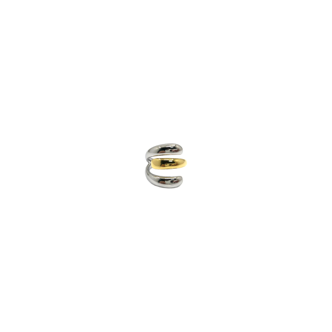 ANILLO ZO11696R BICOLOR Acero Inoxidable