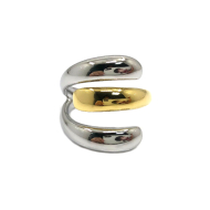 ANILLO ZO11696R BICOLOR Acero Inoxidable