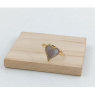 ANILLO ZO11867R DORADO+BLANCO Acero Inoxidable