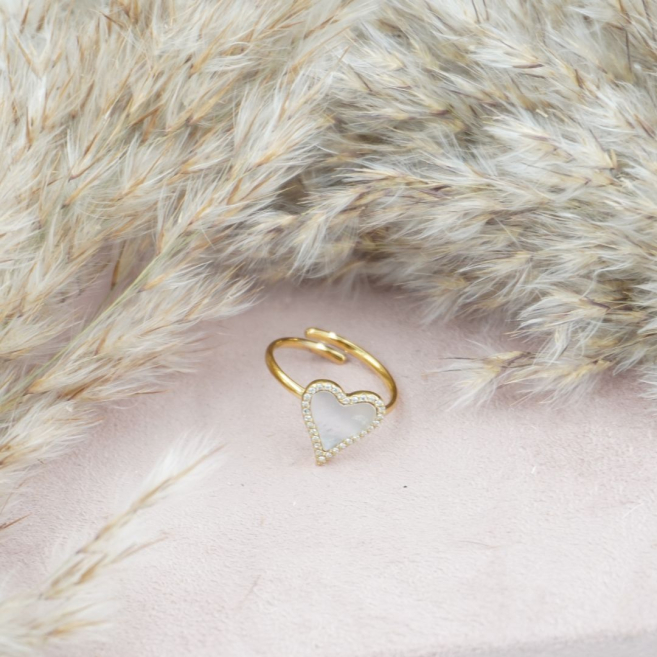 ANILLO ZO11867R DORADO+BLANCO Acero Inoxidable