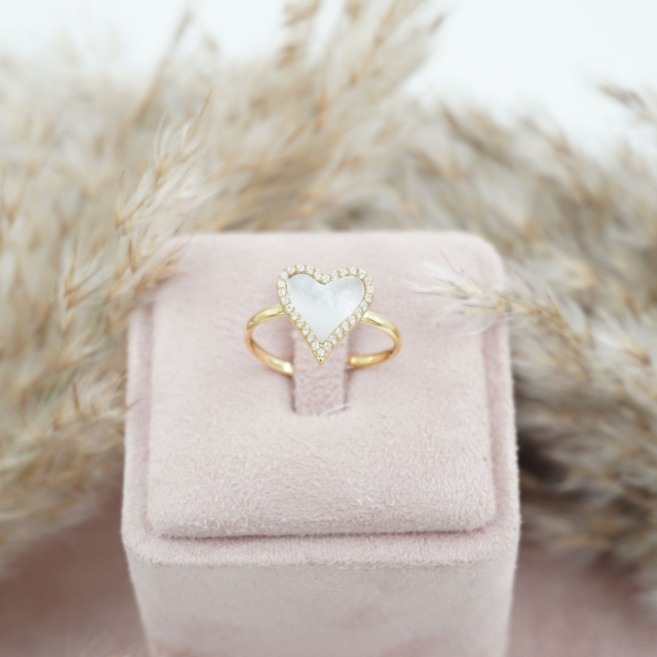 ANILLO ZO11867R DORADO+BLANCO Acero Inoxidable