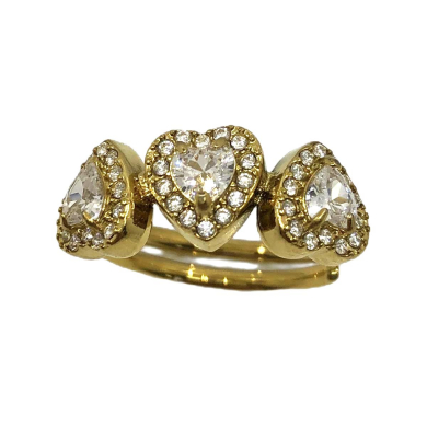 ANILLO ZO13998R DORADO Acero Inoxidable