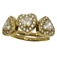 ANILLO ZO13998R DORADO Acero Inoxidable