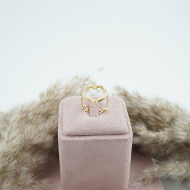 ANILLO ZO11448R DORADO Acero Inoxidable
