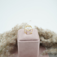ANILLO ZO11448R DORADO Acero Inoxidable