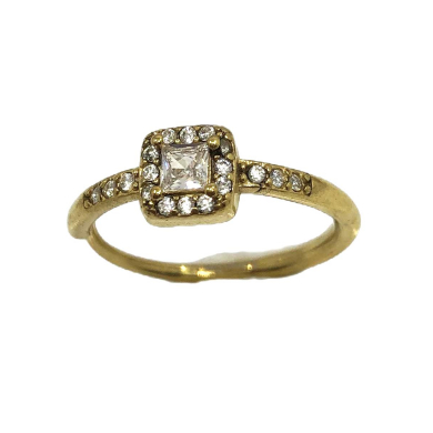 ANILLO ZO13679R PLATEADO Acero Inoxidable
