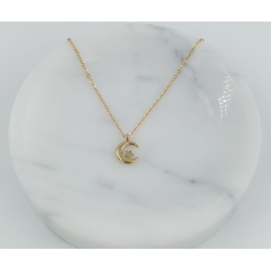 COLLAR ZO8473N150 DORADO Acero Inoxidable
