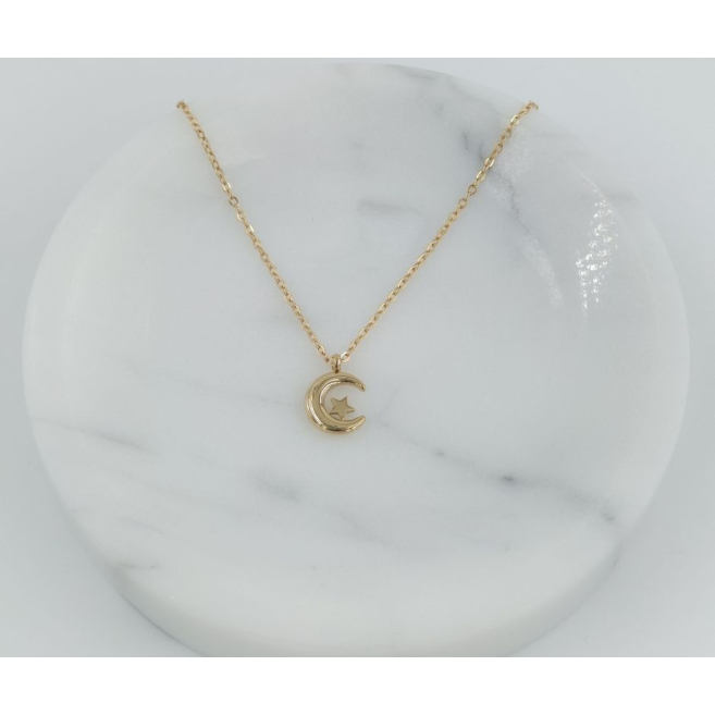 COLLAR ZO8473N150 DORADO Acero Inoxidable