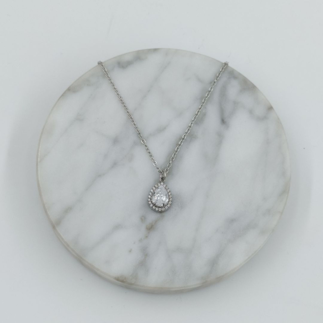 COLLAR ZO10798N250 PLATEADO Acero Inoxidable