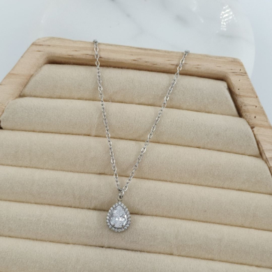 COLLAR ZO10798N250 PLATEADO Acero Inoxidable