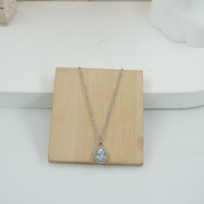 COLLAR ZO10798N250 PLATEADO Acero Inoxidable