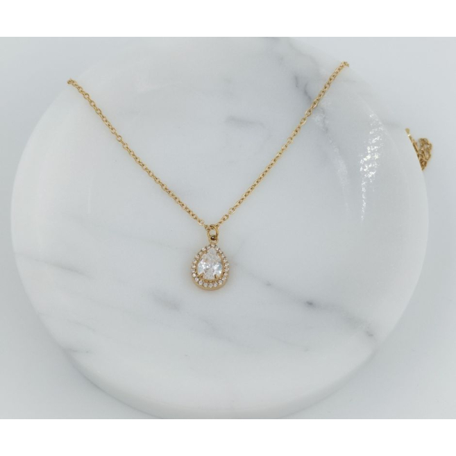 COLLAR ZO10798N250 DORADO Acero Inoxidable