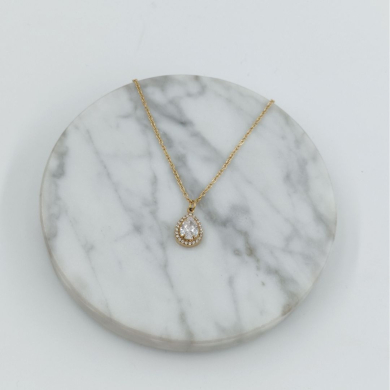 COLLAR ZO10798N250 DORADO Acero Inoxidable