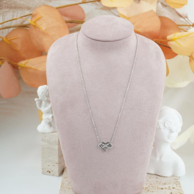COLLAR ZO11780N PLATEADO Acero Inoxidable