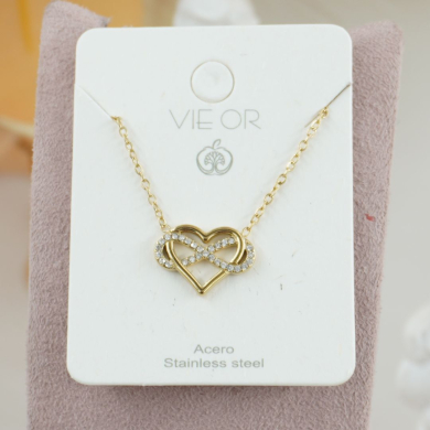 COLLAR ZO11780N DORADO Acero Inoxidable