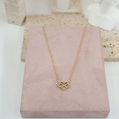 COLLAR ZO11780N DORADO Acero Inoxidable