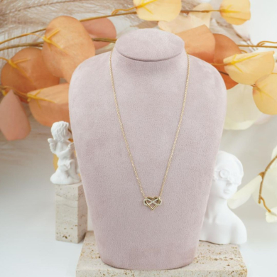 COLLAR ZO11780N DORADO Acero Inoxidable