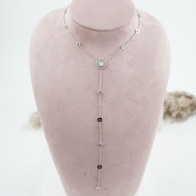 COLLAR ZO11636N PLATEADO Acero Inoxidable