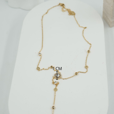 COLLAR ZO11636N DORADO Acero Inoxidable