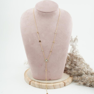 COLLAR ZO11636N DORADO Acero Inoxidable