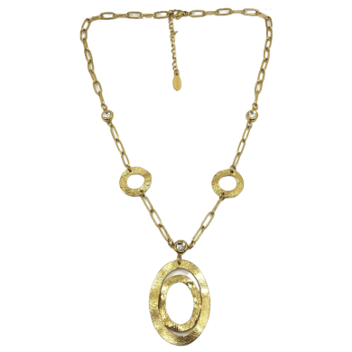 COLLAR ZO13356N DORADO Acero Inoxidable
