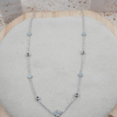 COLLAR ZO11657N PLATEADO Acero Inoxidable