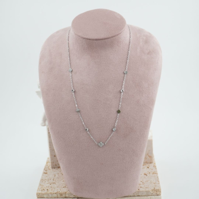 COLLAR ZO11657N PLATEADO Acero Inoxidable
