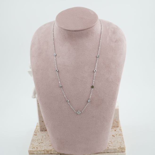 COLLAR ZO11657N PLATEADO Acero Inoxidable