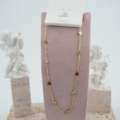 COLLAR ZO11657N DORADO Acero Inoxidable