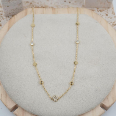 COLLAR ZO11657N DORADO Acero Inoxidable