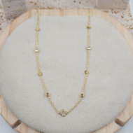 COLLAR ZO11657N DORADO Acero Inoxidable