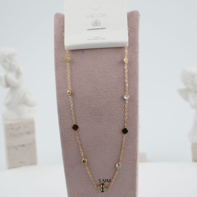 COLLAR ZO11657N DORADO Acero Inoxidable