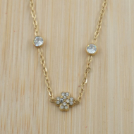 COLLAR ZO11657N DORADO Acero Inoxidable