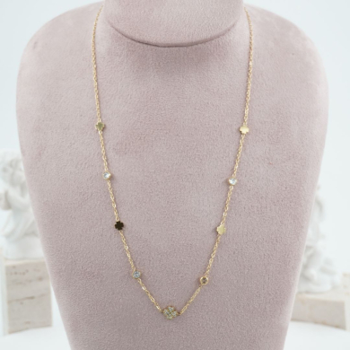 COLLAR ZO11657N DORADO Acero Inoxidable