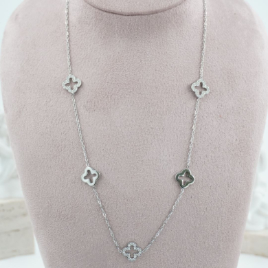 COLLAR ZO12109N PLATEADO Acero Inoxidable