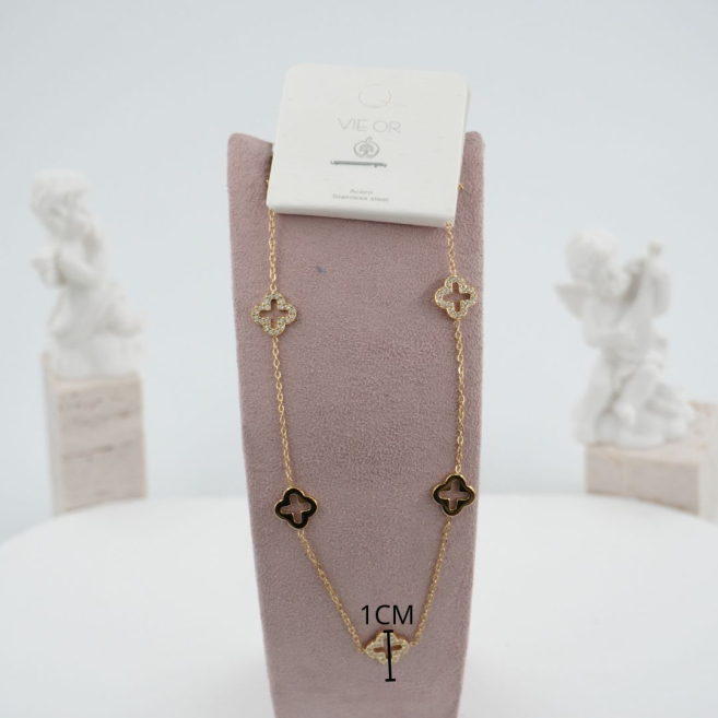 COLLAR ZO12109N DORADO Acero Inoxidable