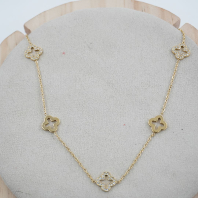 COLLAR ZO12109N DORADO Acero Inoxidable