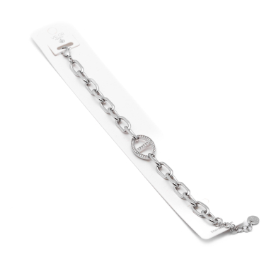 PULSERA ZO15539B PLATEADO Acero Inoxidable 2B53