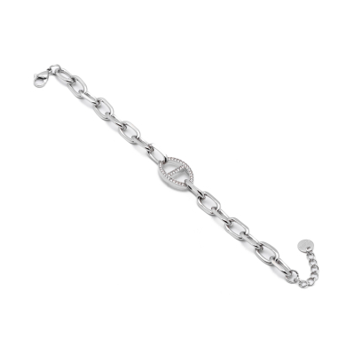 PULSERA ZO15539B PLATEADO Acero Inoxidable 2B53