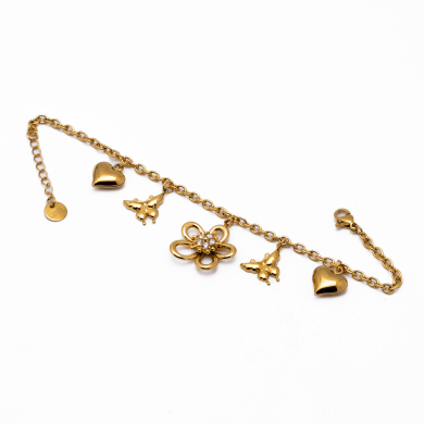 PULSERA ZO15555B DORADO Acero Inoxidable 2B53