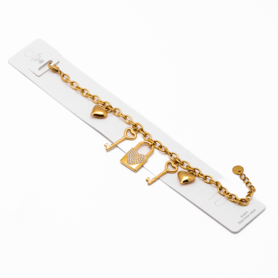 PULSERA ZO13875B DORADO Acero Inoxidable 2B34