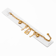 PULSERA ZO13875B DORADO Acero Inoxidable 2B34