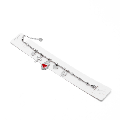 PULSERA ZO12066B PLATEADO Acero Inoxidable 2C44