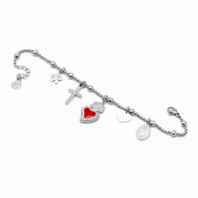 PULSERA ZO12066B PLATEADO Acero Inoxidable 2C44