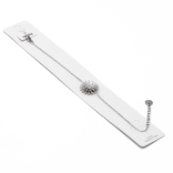 PULSERA ZO15132B PLATEADO Acero Inoxidable 2B32
