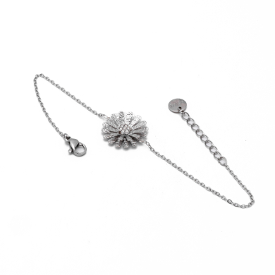 PULSERA ZO15132B PLATEADO Acero Inoxidable 2B32