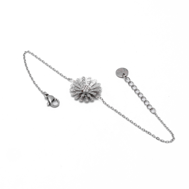 PULSERA ZO15132B PLATEADO Acero Inoxidable 2B32